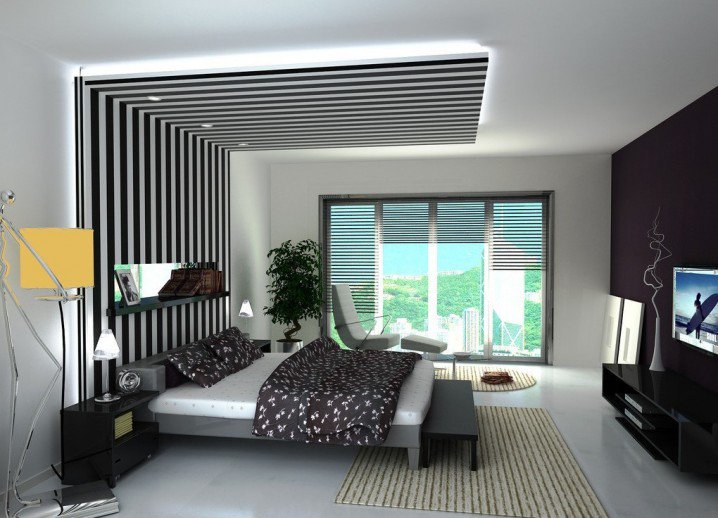 8 contemporary bedroom lights with pop ceiling decor